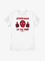 Marvel Spider-Man: No Way Home Spidey Is The Man Womens T-Shirt