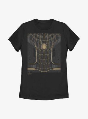 Marvel Spider-Man: No Way Home Black Suit Costume Womens T-Shirt