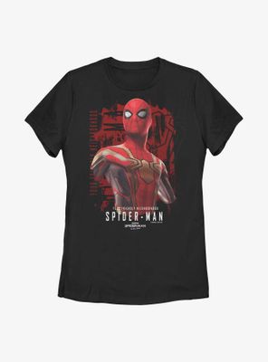 Marvel Spider-Man: No Way Home Friendly Nrighborhood Hero Womens T-Shirt