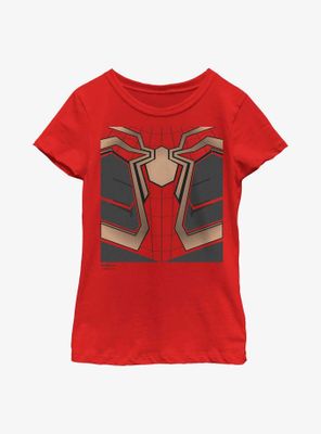 Marvel Spider-Man: No Way Home Iron Spider Costume Youth Girls T-Shirt