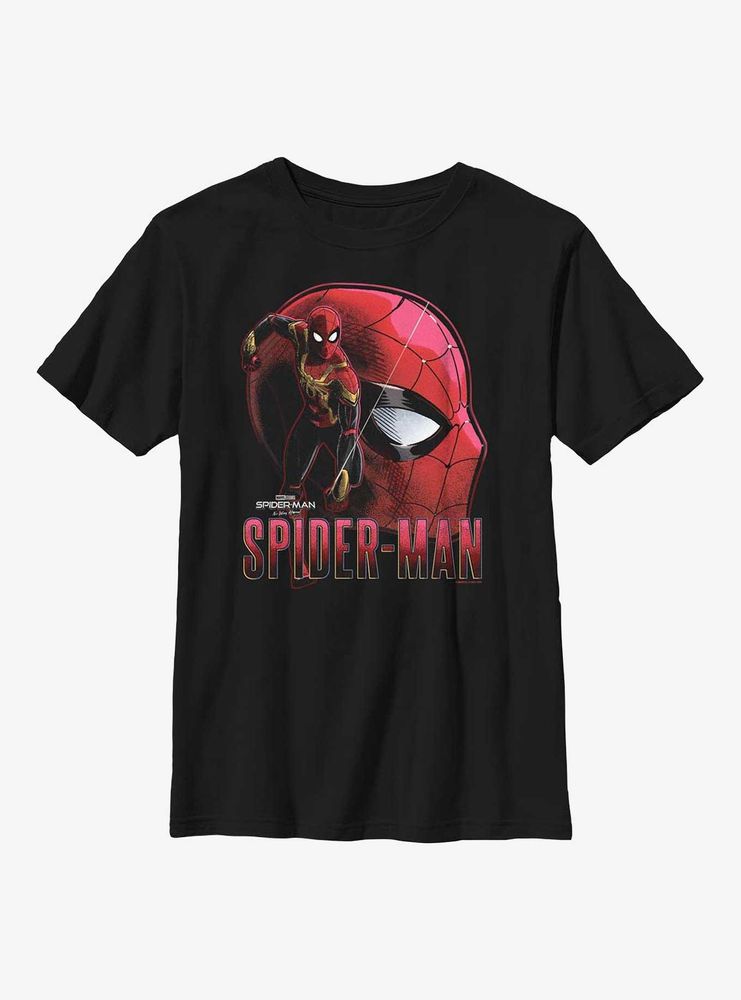 Marvel Spider-Man: No Way Home Profile Layered Portrait Youth T-Shirt