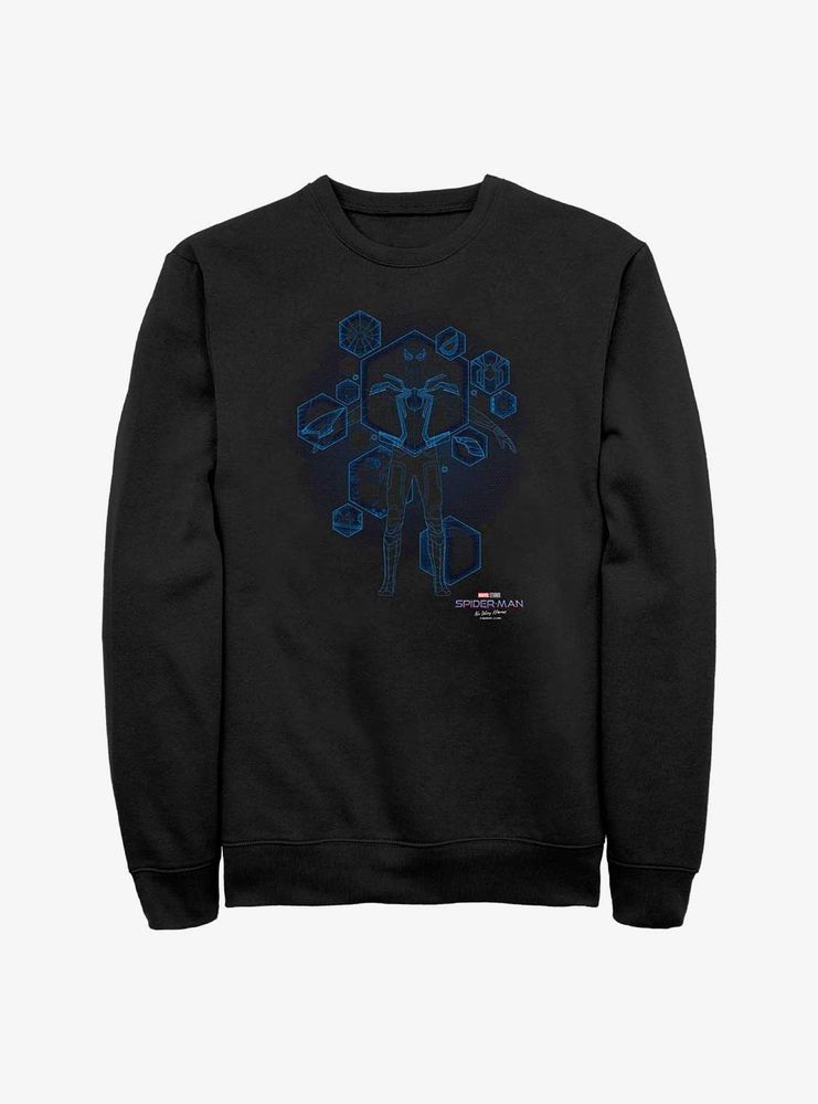 Marvel Spider-Man: No Way Home Blueprint Ready Sweatshirt