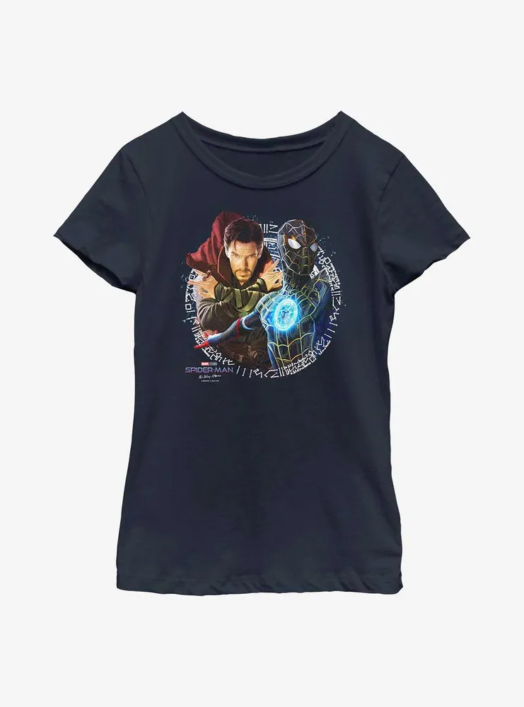 Marvel Spider-Man: No Way Home Doctor Strange & Spider-Man Youth Girls T-Shirt