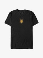 Marvel Spider-Man: No Way Home Black Suit Gold Logo T-Shirt