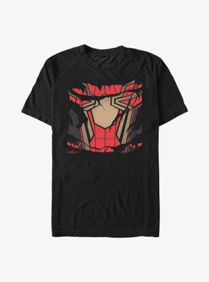 Marvel Spider-Man: No Way Home Iron Spider Ripped Costume T-Shirt