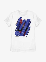 Marvel Spider-Man: No Way Home Blueprint Panels Womens T-Shirt