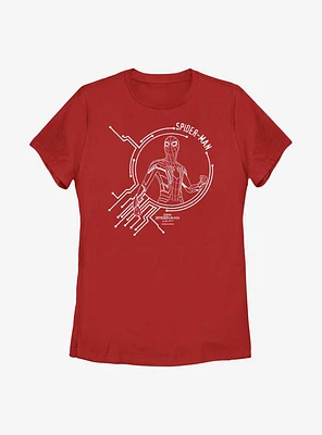 Marvel Spider-Man: No Way Home Spidey Tech Womens T-Shirt