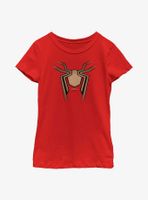 Marvel Spider-Man: No Way Home Iron Spider Logo Youth Girls T-Shirt