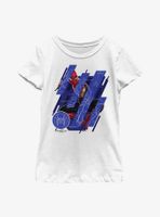 Marvel Spider-Man: No Way Home Blueprint Panels Youth Girls T-Shirt