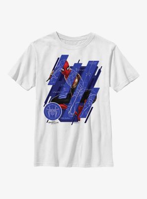 Marvel Spider-Man: No Way Home Blueprint Panels Youth T-Shirt