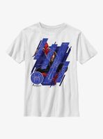 Marvel Spider-Man: No Way Home Blueprint Panels Youth T-Shirt