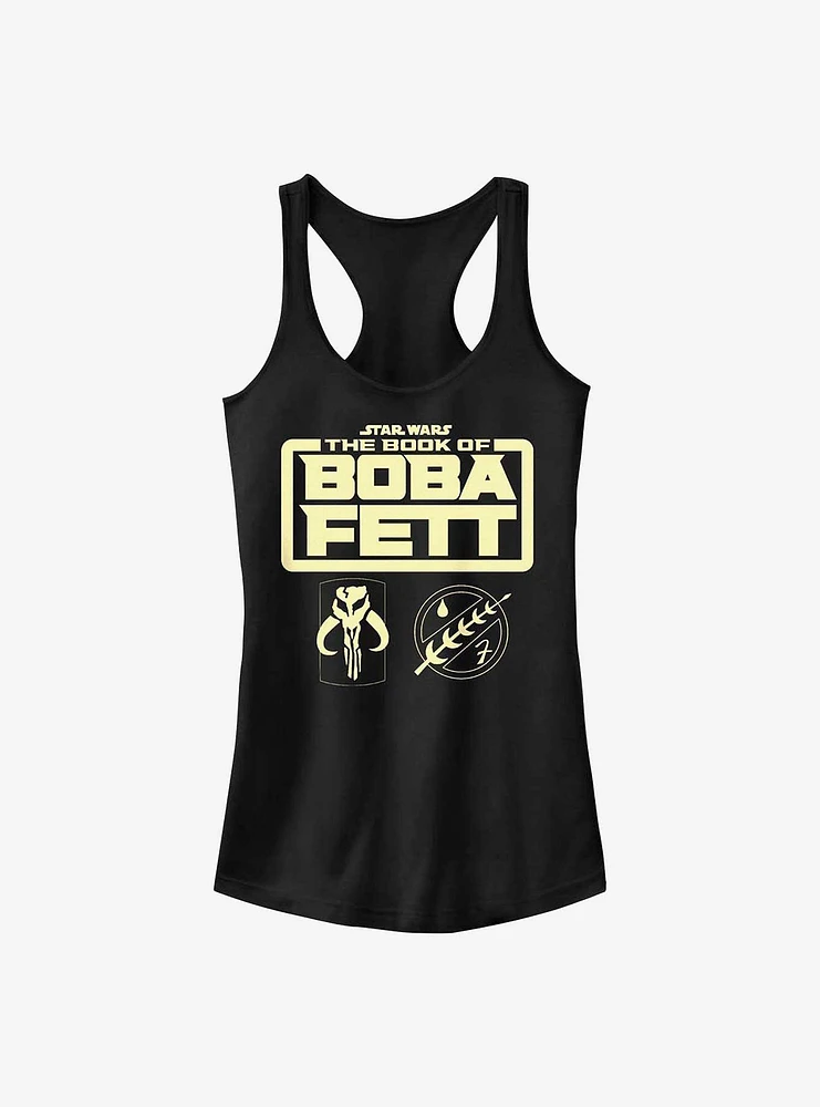 Star Wars The Book Of Boba Fett Armor Logo Girls Tank