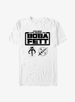 Star Wars The Book Of Boba Fett Armor Logo T-Shirt