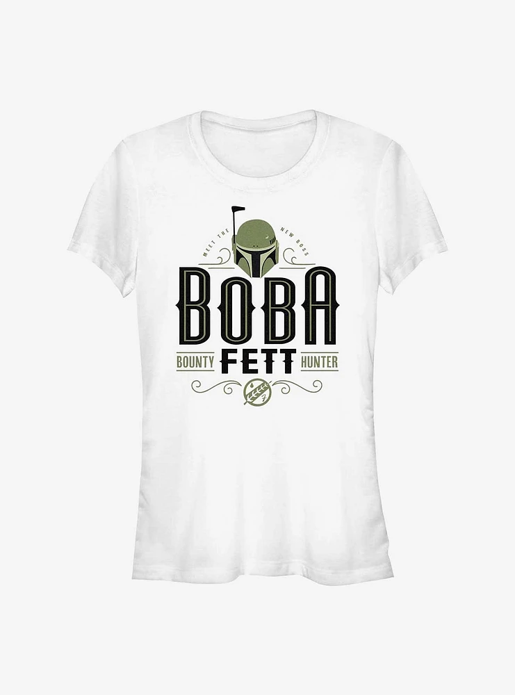 Star Wars The Book Of Boba Fett Bounty Hunter Girls T-Shirt