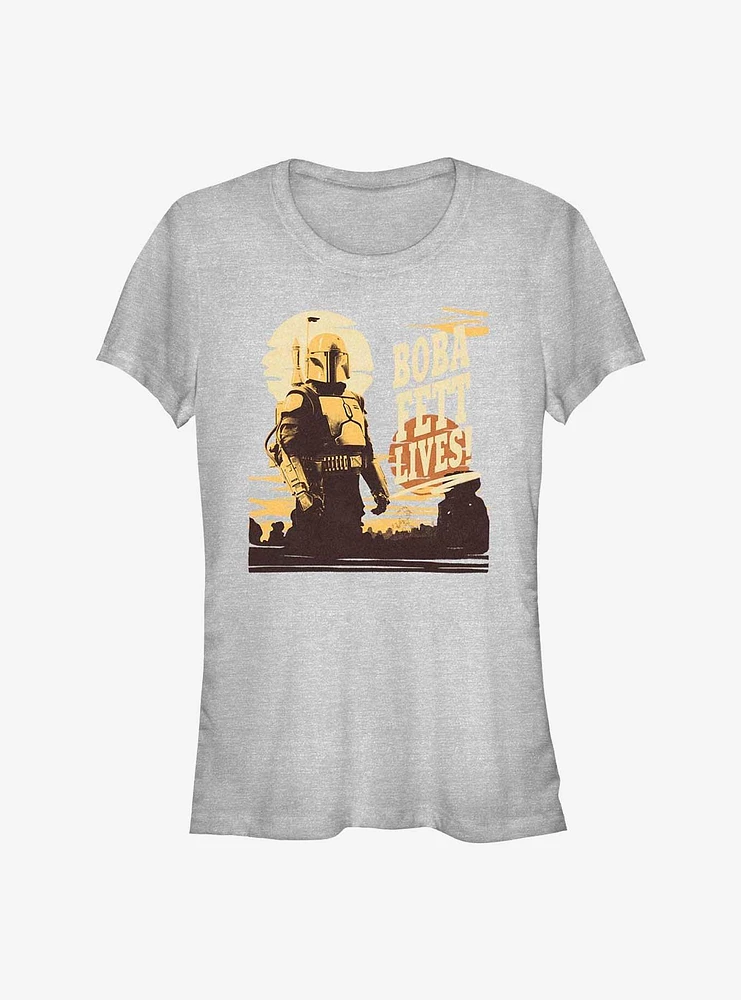 Star Wars The Book Of Boba Fett Lives Girls T-Shirt