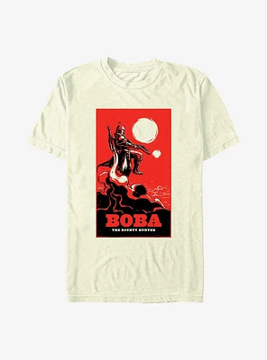 Star Wars The Book Of Boba Fett Bounty Hunter Poster T-Shirt