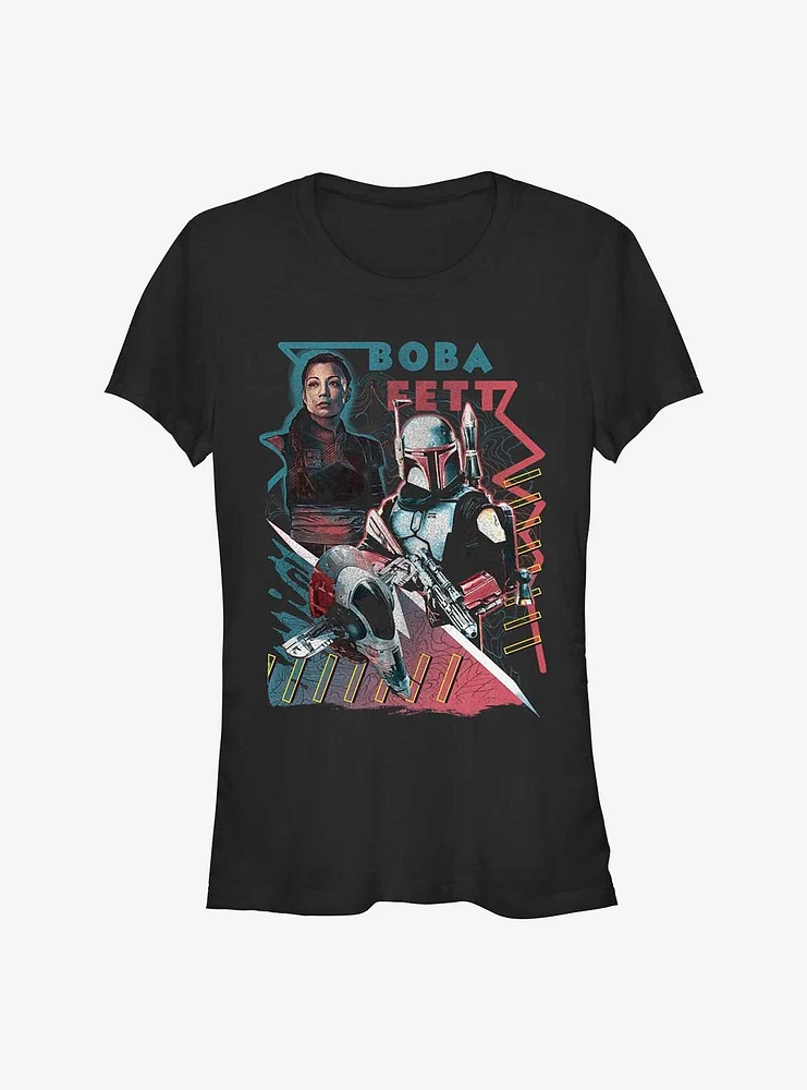 Star Wars The Book Of Boba Fett Coastal Outlaws Girls T-Shirt