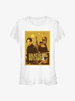 Star Wars The Book Of Boba Fett Galactic Outlaws Girls T-Shirt