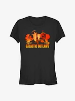 Star Wars The Book Of Boba Fett Galactic Sunset Girls T-Shirt