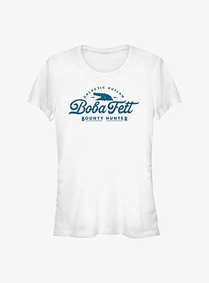 Star Wars The Book Of Boba Fett Galatic Outlaw Girls T-Shirt
