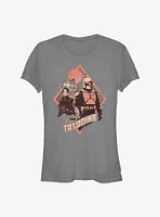 Star Wars The Book Of Boba Fett Greeting From Tatooine Girls T-Shirt