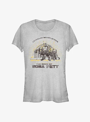 Star Wars The Book Of Boba Fett Legendary Bounty Hunter Girls T-Shirt