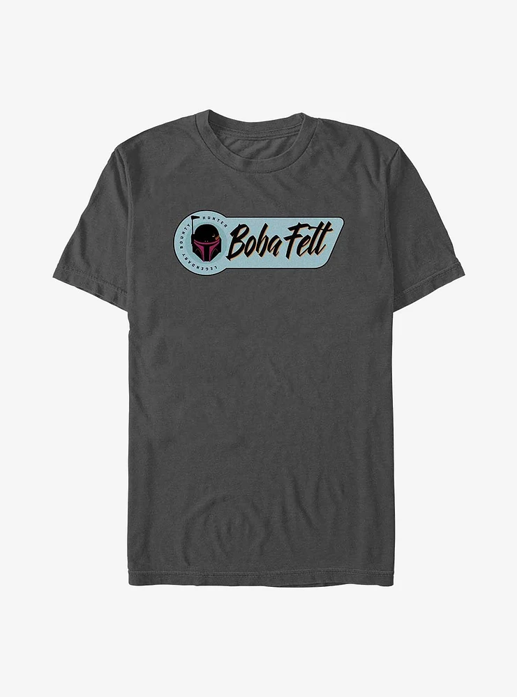 Star Wars The Book Of Boba Fett Legendary Bounty Hunter Badge T-Shirt