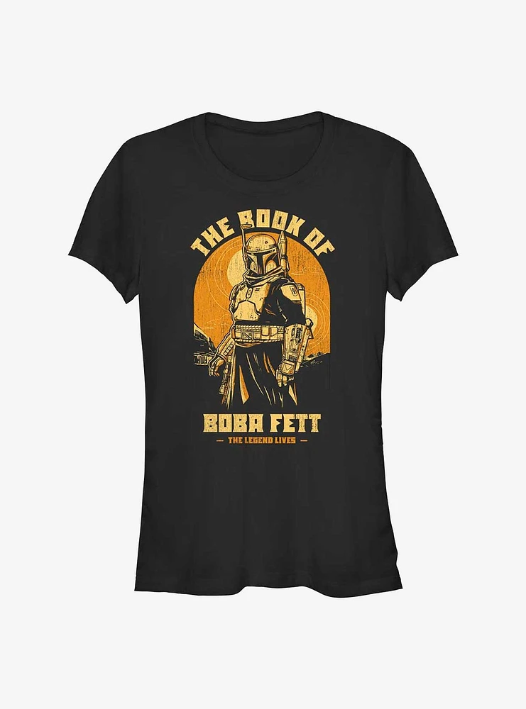 Star Wars The Book Of Boba Fett Living Legend Tatooine Girls T-Shirt