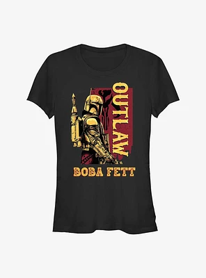 Star Wars The Book Of Boba Fett Outlaw Girls T-Shirt
