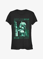 Star Wars The Book Of Boba Fett Punk Outlaw Girls T-Shirt