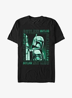 Star Wars The Book Of Boba Fett Punk Outlaw T-Shirt