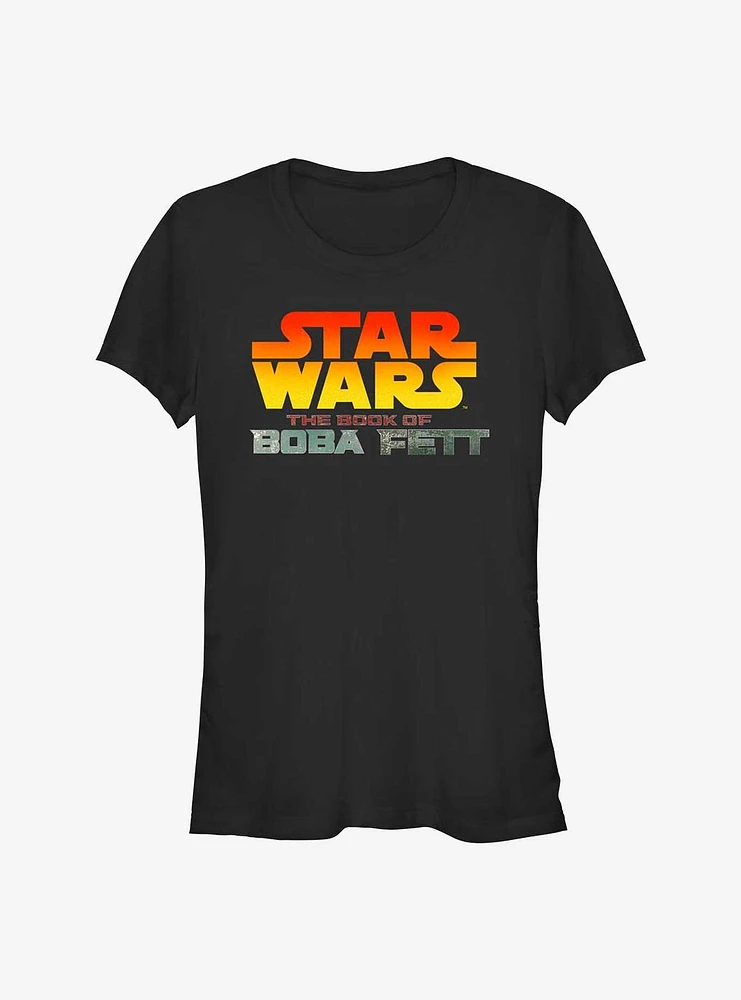 Star Wars The Book Of Boba Fett Logo Girls T-Shirt