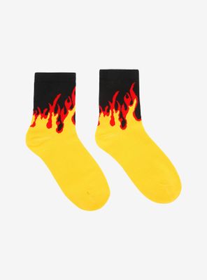 Bright Flame Ankle Socks