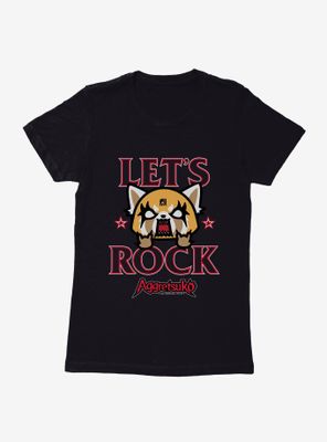 Aggretsuko Let's Rock Womens T-Shirt