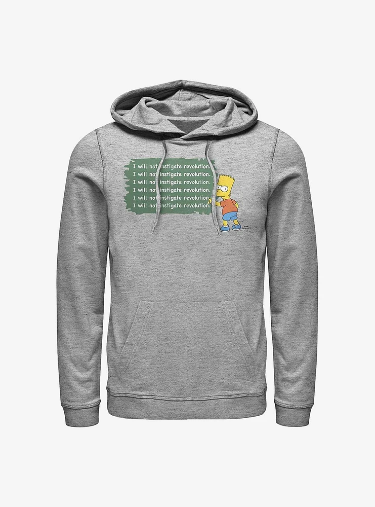 The Simpsons Bart Instigate A Revolution Hoodie