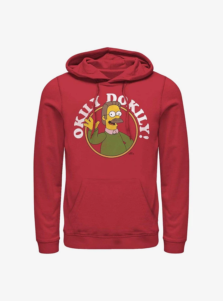 The Simpsons Okily Dokily Ned Flanders Dad Hoodie