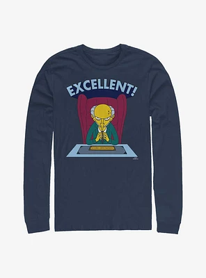 The Simpsons Excellent Burns Long-Sleeve T-Shirt