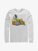 The Simpsons Family Couch Long-Sleeve T-Shirt