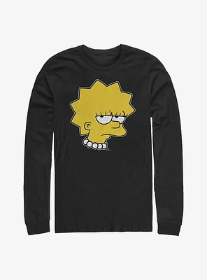 The Simpsons Unamused Lisa Long-Sleeve T-Shirt