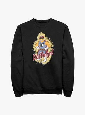 The Simpsons Duffman Crew Sweatshirt