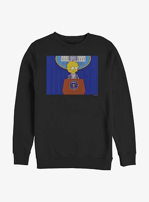 The Simpsons Future President Lisa Crew Sweatshirt