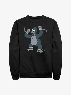 The Simpsons Gorilla Homer Crew Sweatshirt