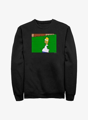 The Simpsons Homer Bush Crew Sweatshirt