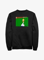 The Simpsons Homer Bush Crew Sweatshirt