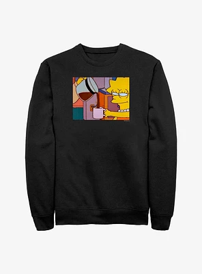 The Simpsons Lisa Coffee Crew Sweatshirt