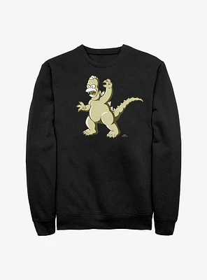 The Simpsons Monster Homer Crew Sweatshirt