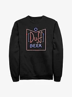 The Simpsons Pub Duff Crew Sweatshirt