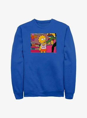 The Simpsons Sassy Lisa Crew Sweatshirt
