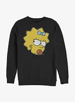 The Simpsons Sassy Maggie Crew Sweatshirt