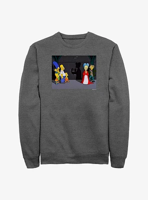 The Simpsons Shadow Burns Crew Sweatshirt